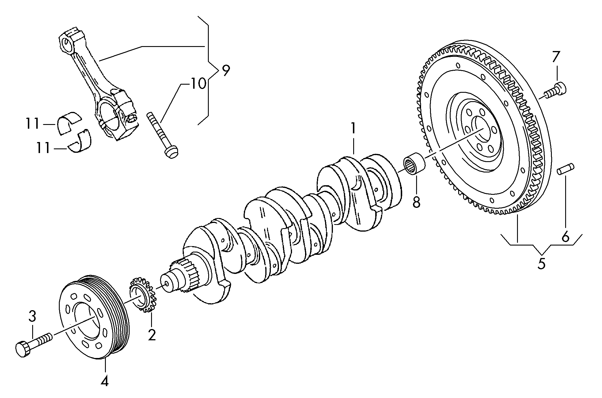 VAG 04C 105 701 E - Set lagar biela aaoparts.ro