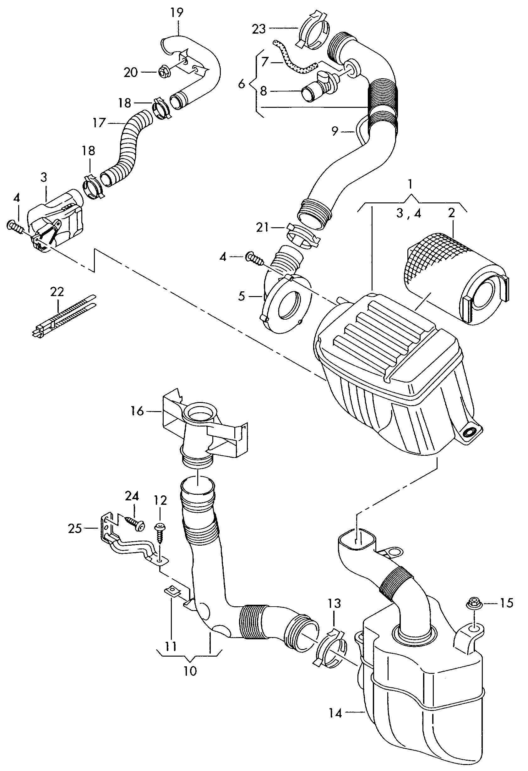 VAG 3C0 129 620 - Filtru aer aaoparts.ro