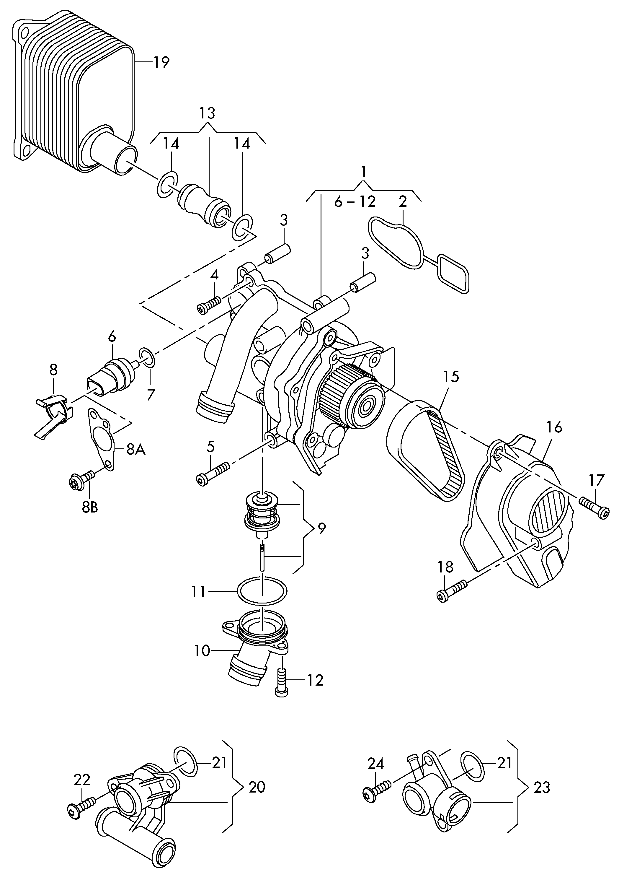 Motorad CH3134 - Flansa lichid racire aaoparts.ro