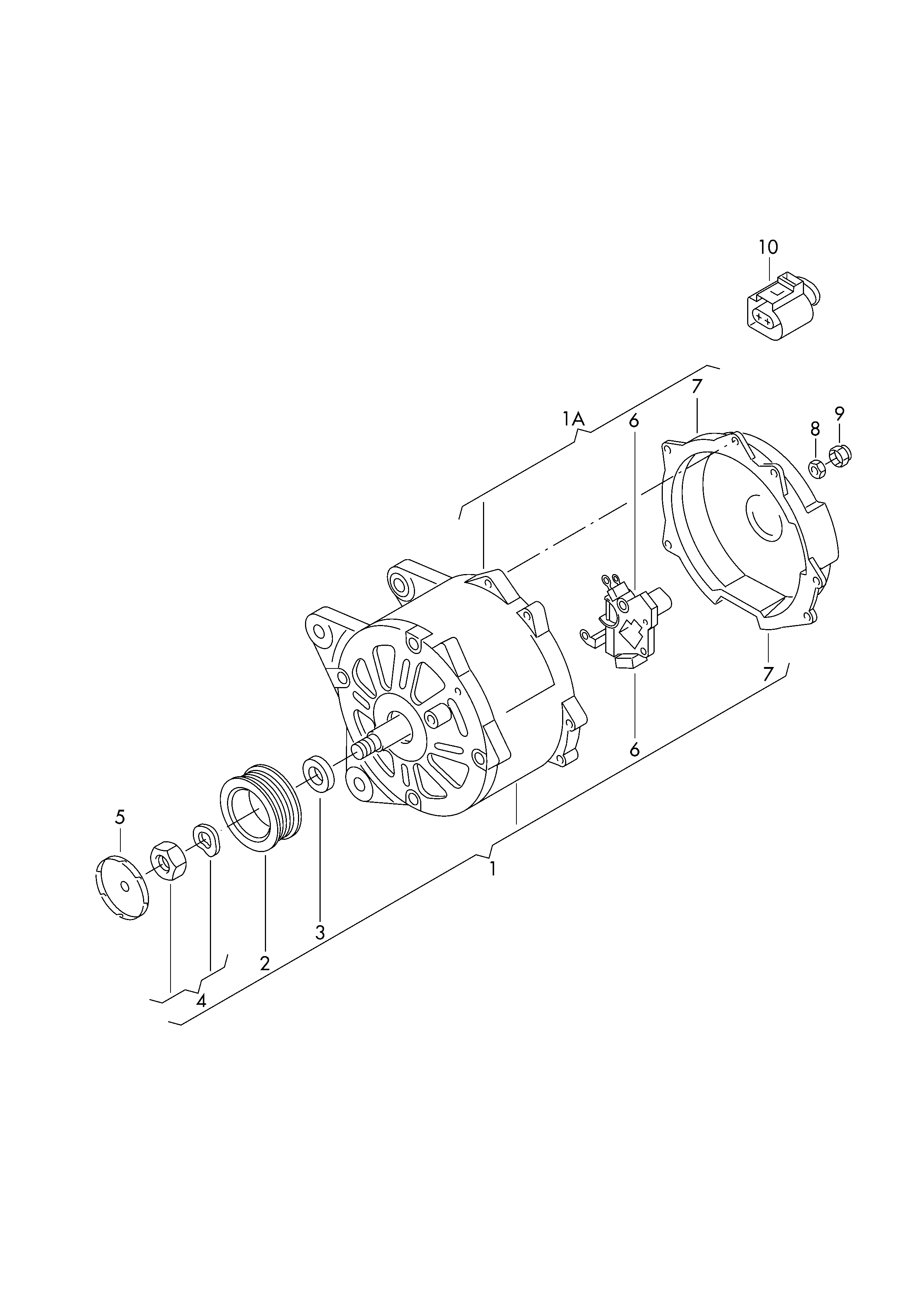 Seat 04C 903 023 C - Fulie, alternator aaoparts.ro