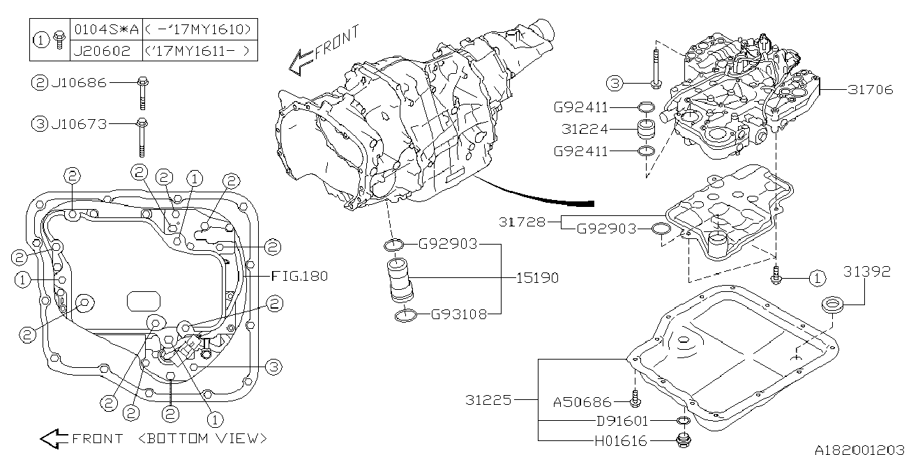 Subaru 803916010 - Inel etansare, surub drena ulei aaoparts.ro