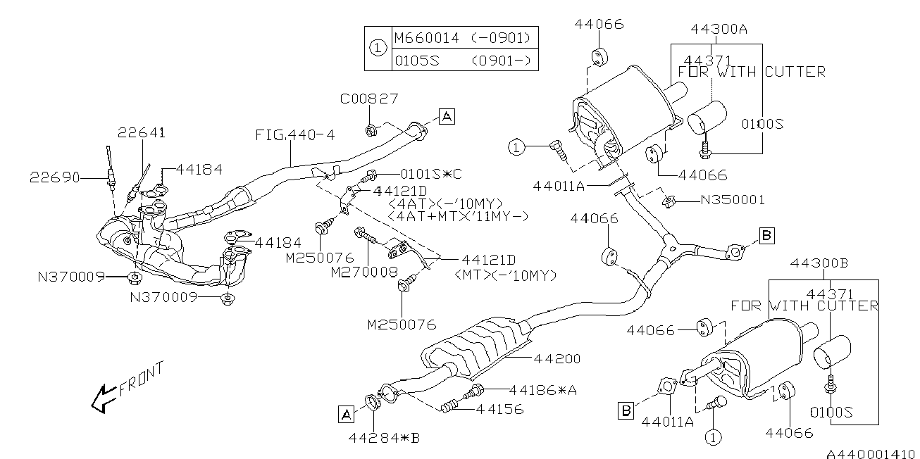 Subaru 22641AA480 - Sonda Lambda aaoparts.ro