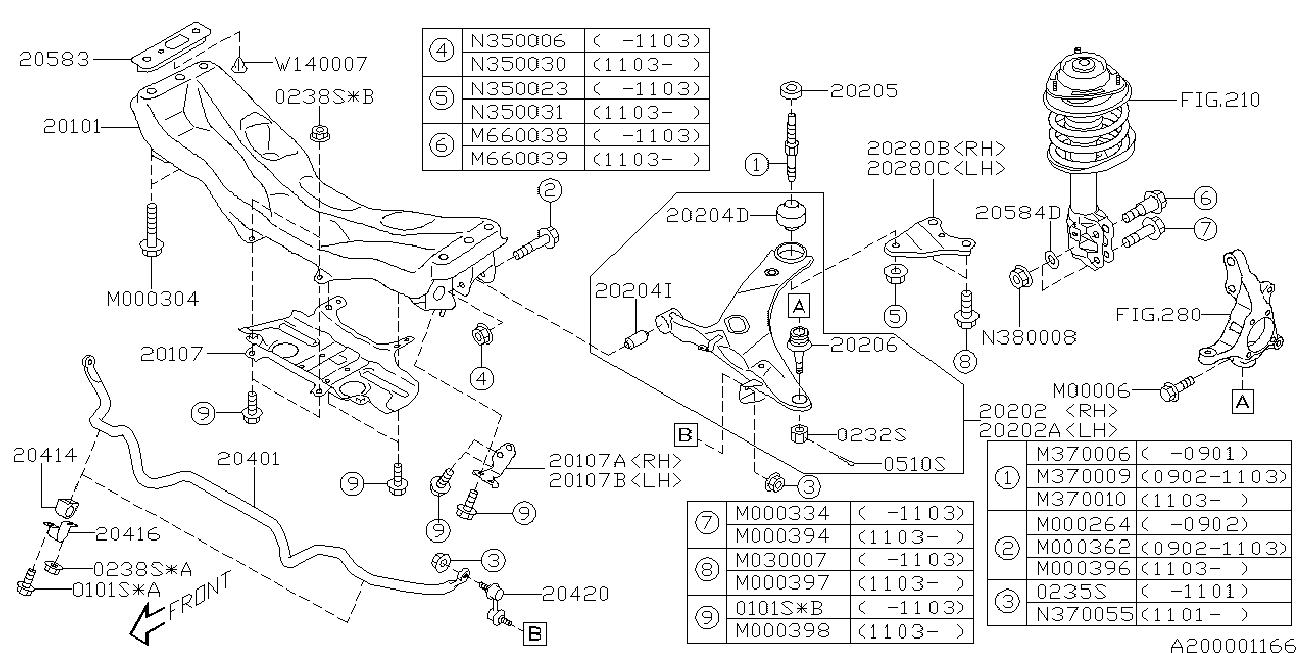 Subaru 20202 SC001 - Brat, suspensie roata aaoparts.ro