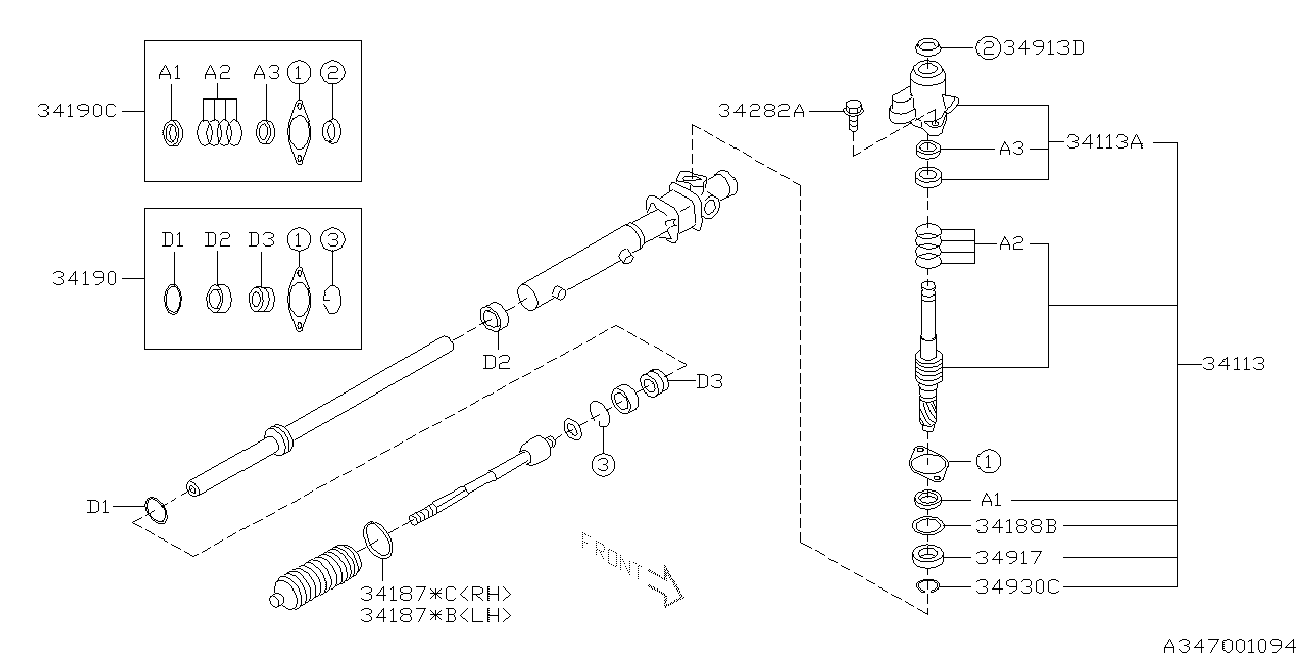 Subaru 34190-AE070 - Colier de fixare aaoparts.ro