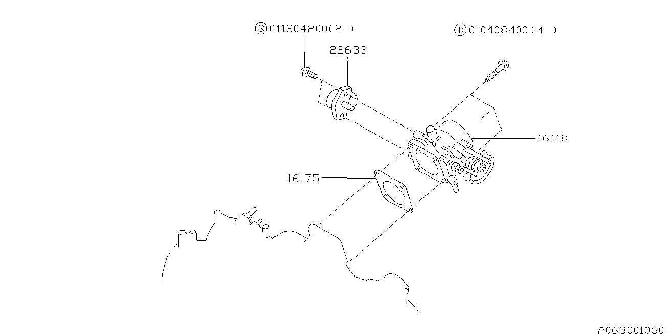 Subaru 22633AA110 - Senzor, pozitie clapeta acceleratie aaoparts.ro