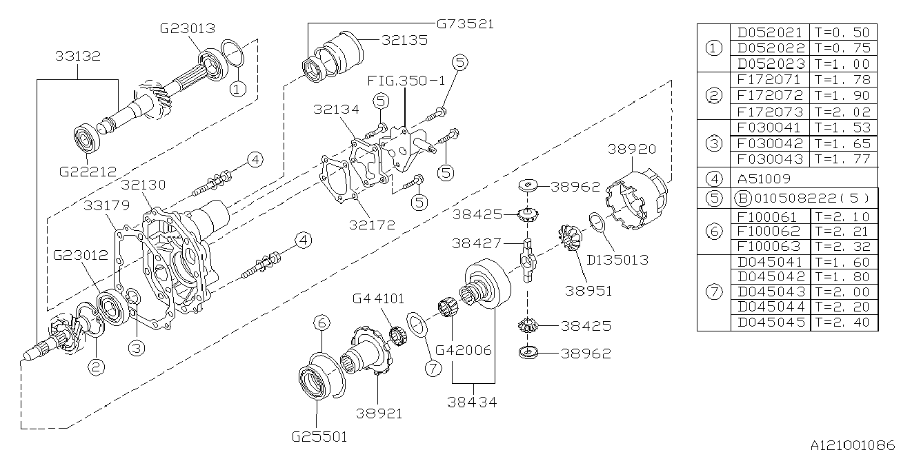 Subaru 806735210 - Simering, cutie automata aaoparts.ro