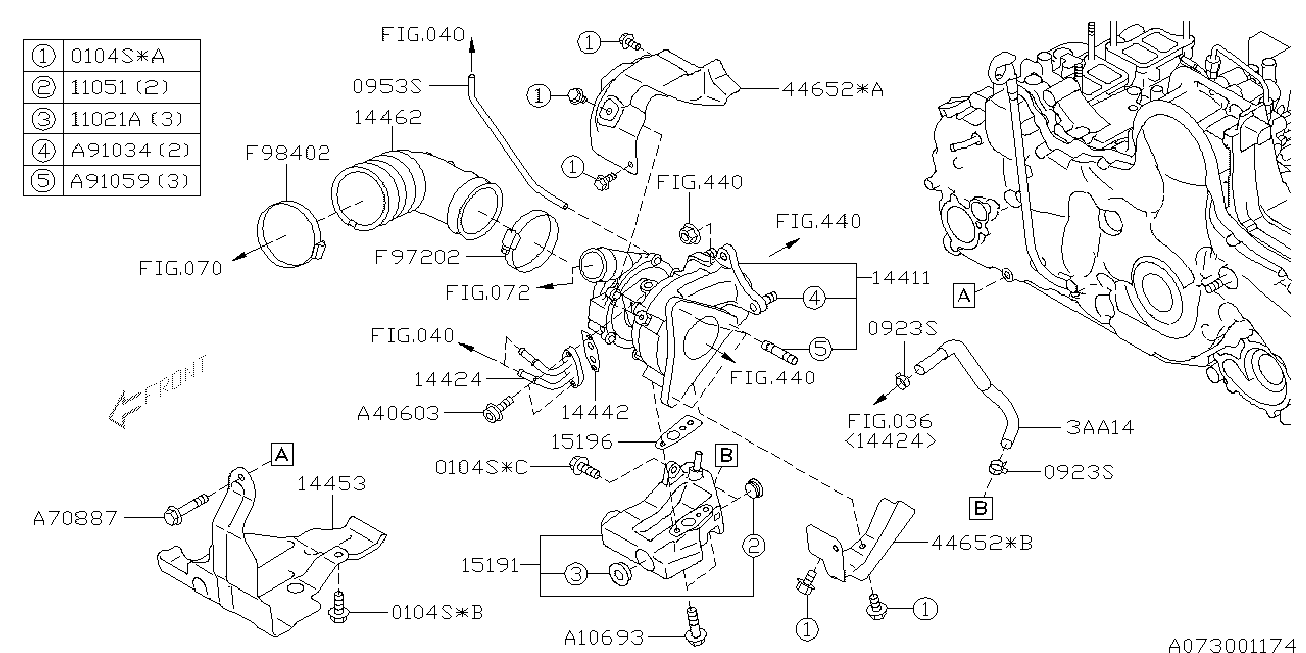 FA1 KT720060 - Set montaj, turbocompresor aaoparts.ro