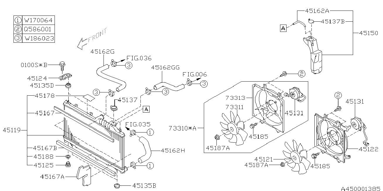 MAZDA 45137AE003 - Buson,radiator aaoparts.ro