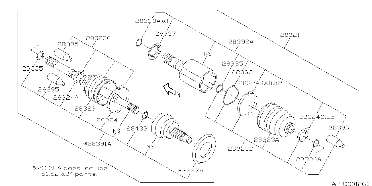 Subaru 28324-AG010 - Colier de fixare aaoparts.ro