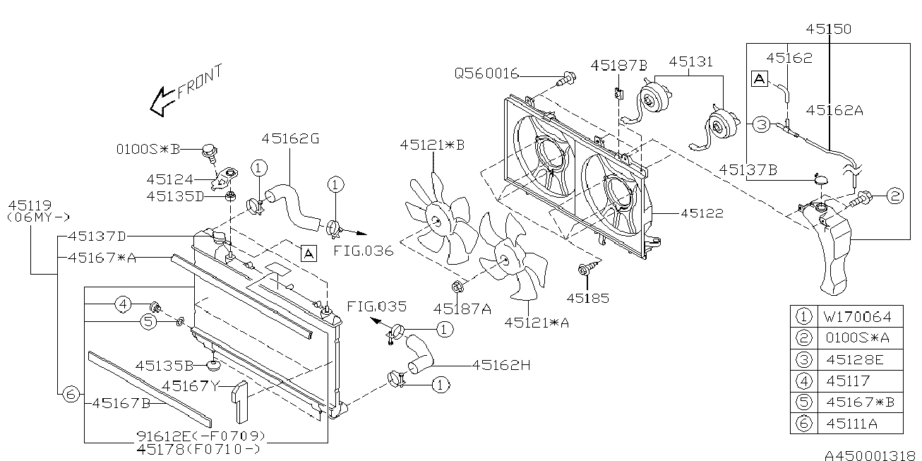 Subaru 45137FE002 - Buson,radiator aaoparts.ro