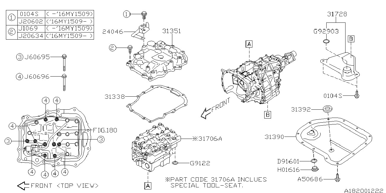 Subaru 803916010 - Inel etansare, surub drena ulei aaoparts.ro