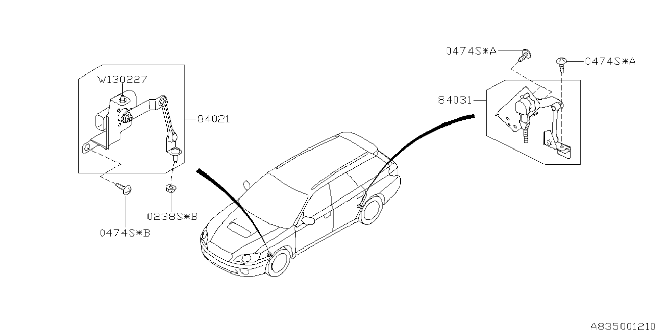 Subaru 84021-AG000 - Lagar, fixare ax aaoparts.ro