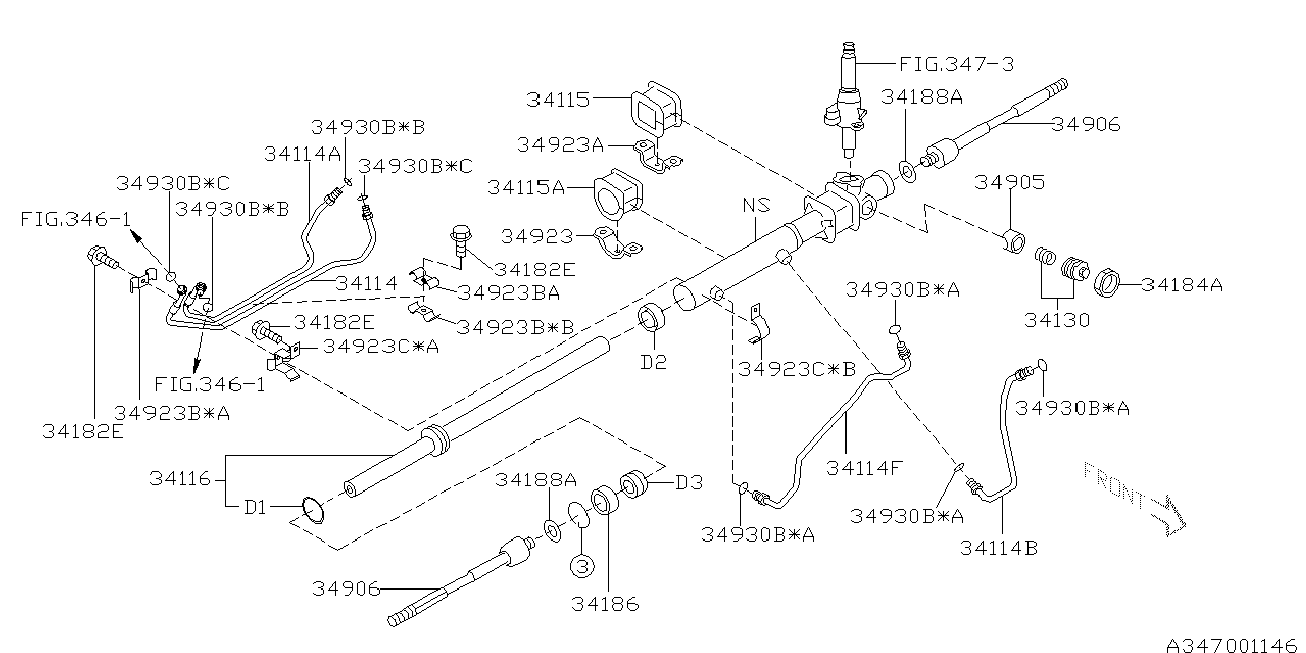 Subaru 34160-AE000 - Articulatie axiala, cap de bara aaoparts.ro