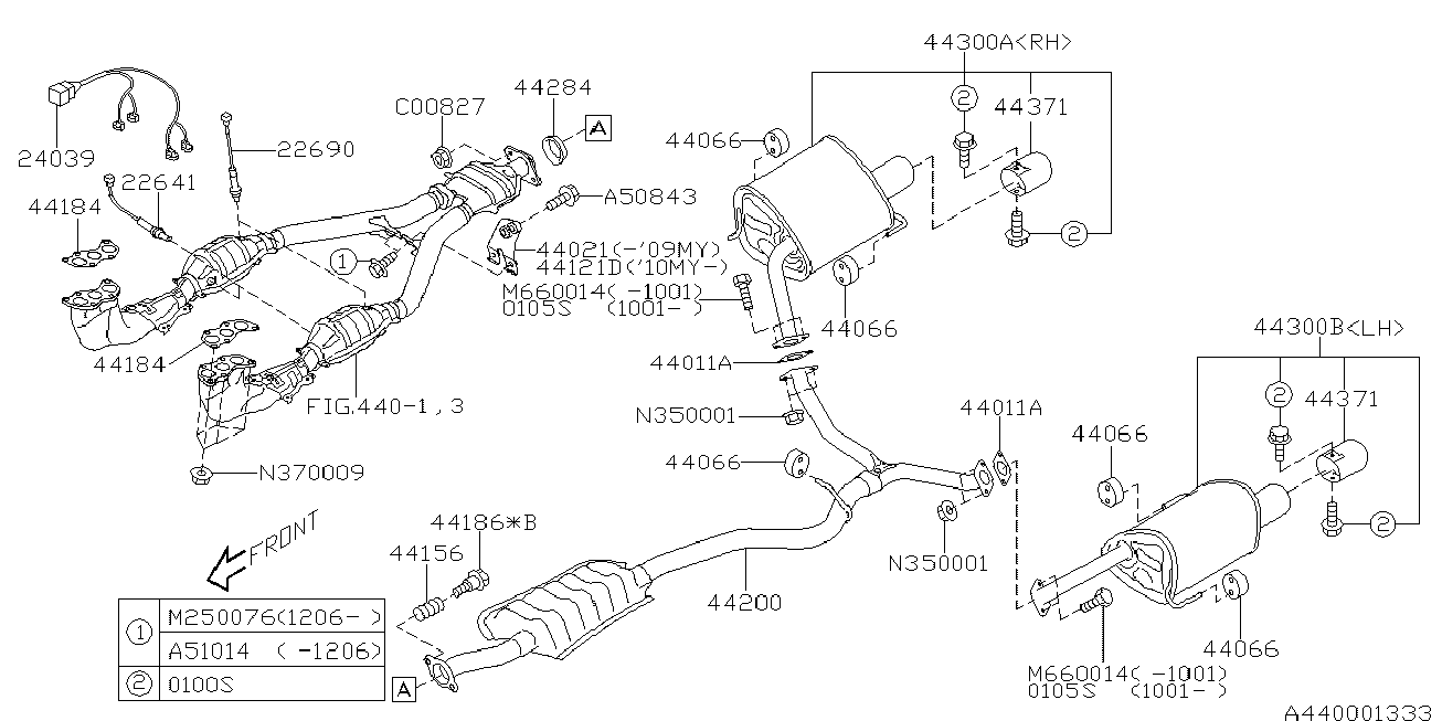 Subaru 22690AA68A - Sonda Lambda aaoparts.ro