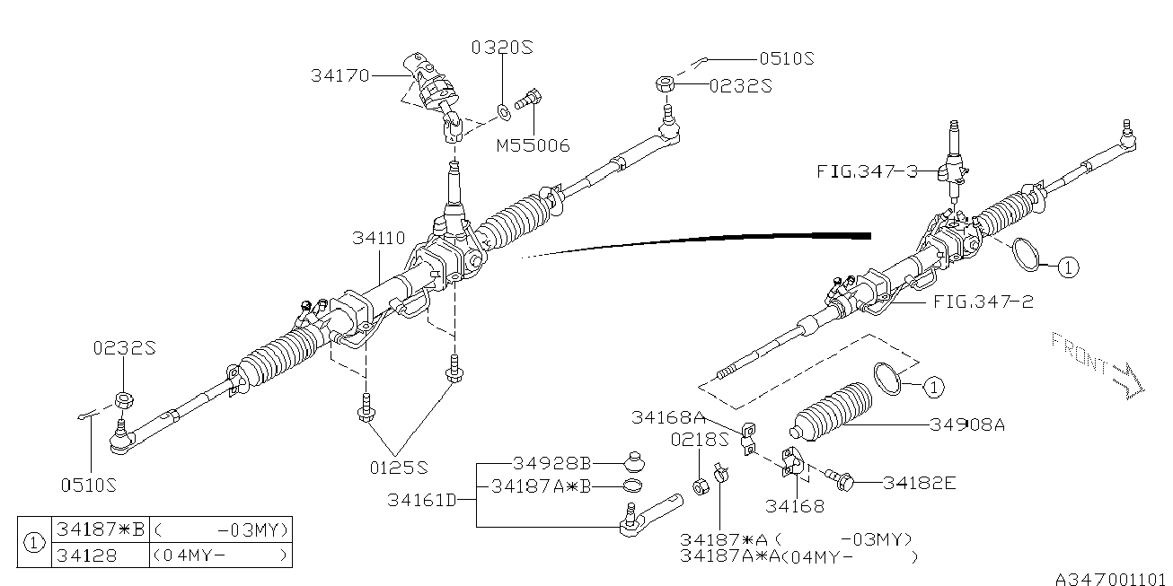 Daihatsu 34141-AA041 - Cap de bara aaoparts.ro