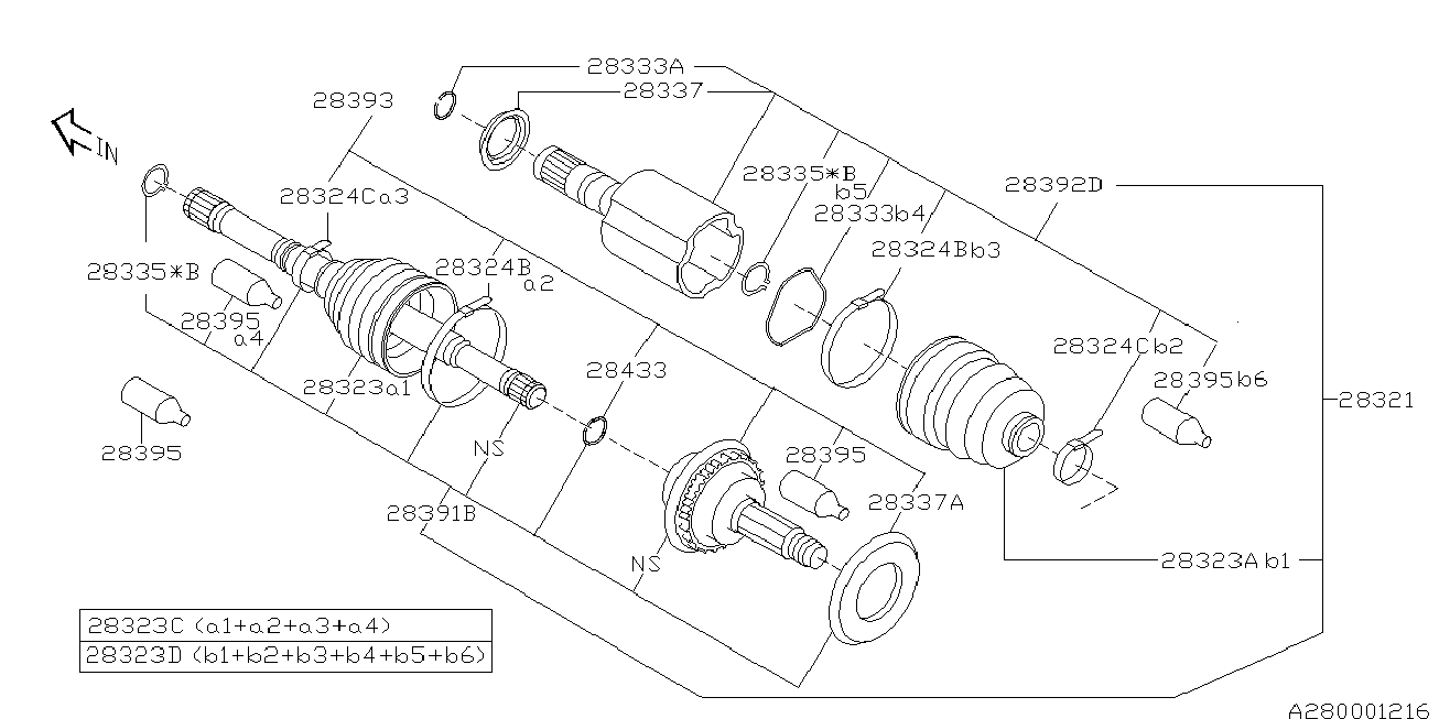 Subaru 28324-FE000 - Colier de fixare aaoparts.ro