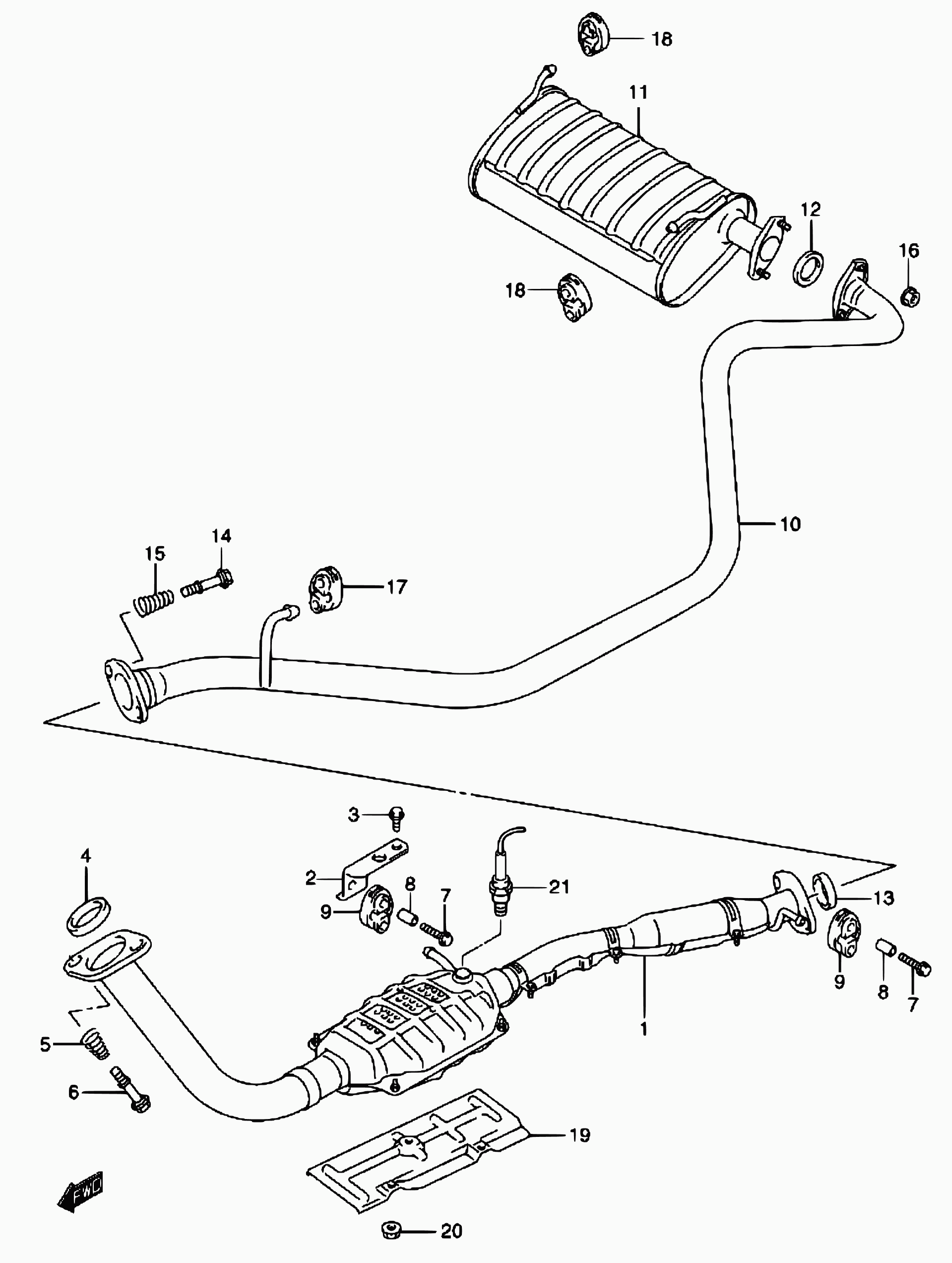 Suzuki 18213-80C01 - Sonda Lambda aaoparts.ro