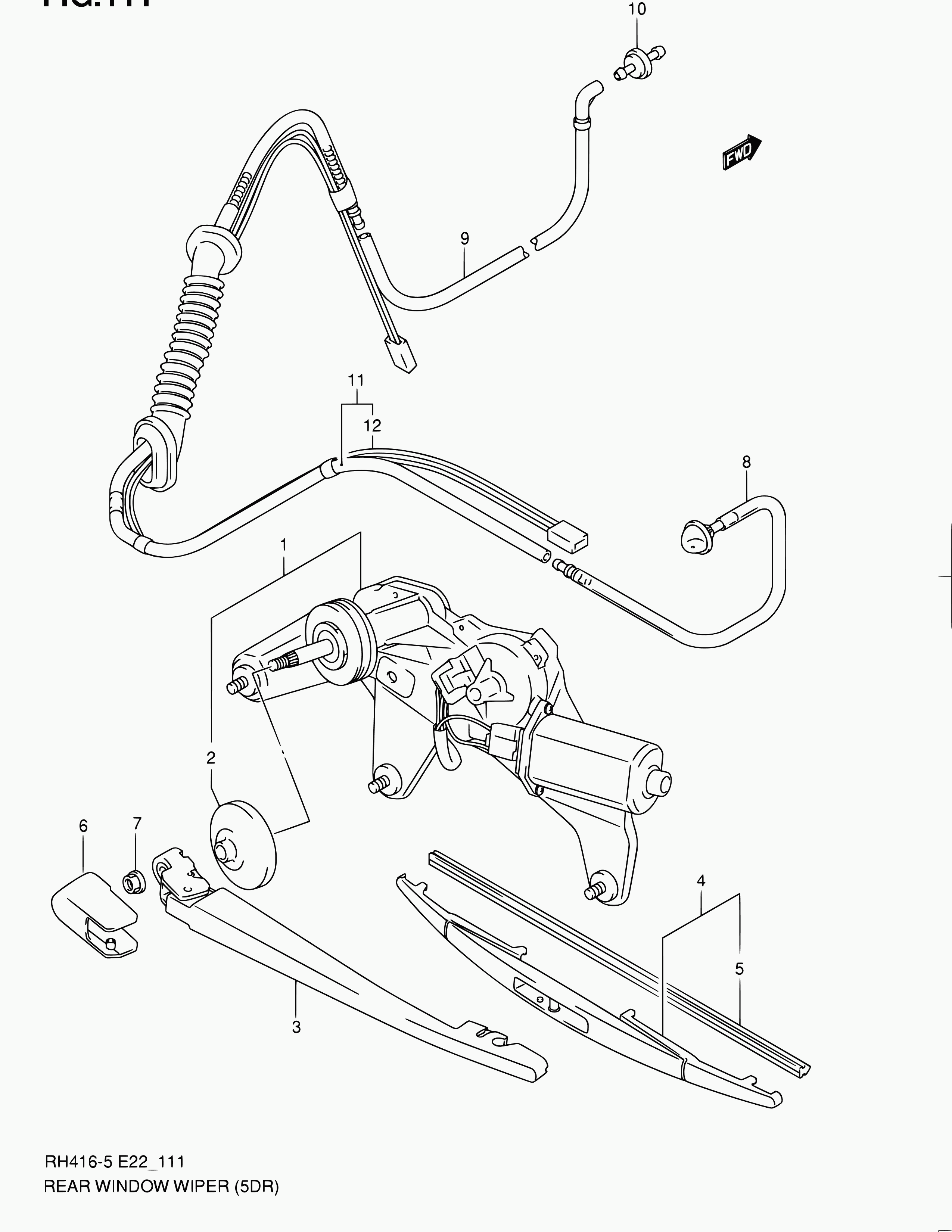 Suzuki 38822-80G10 - Lamela stergator aaoparts.ro