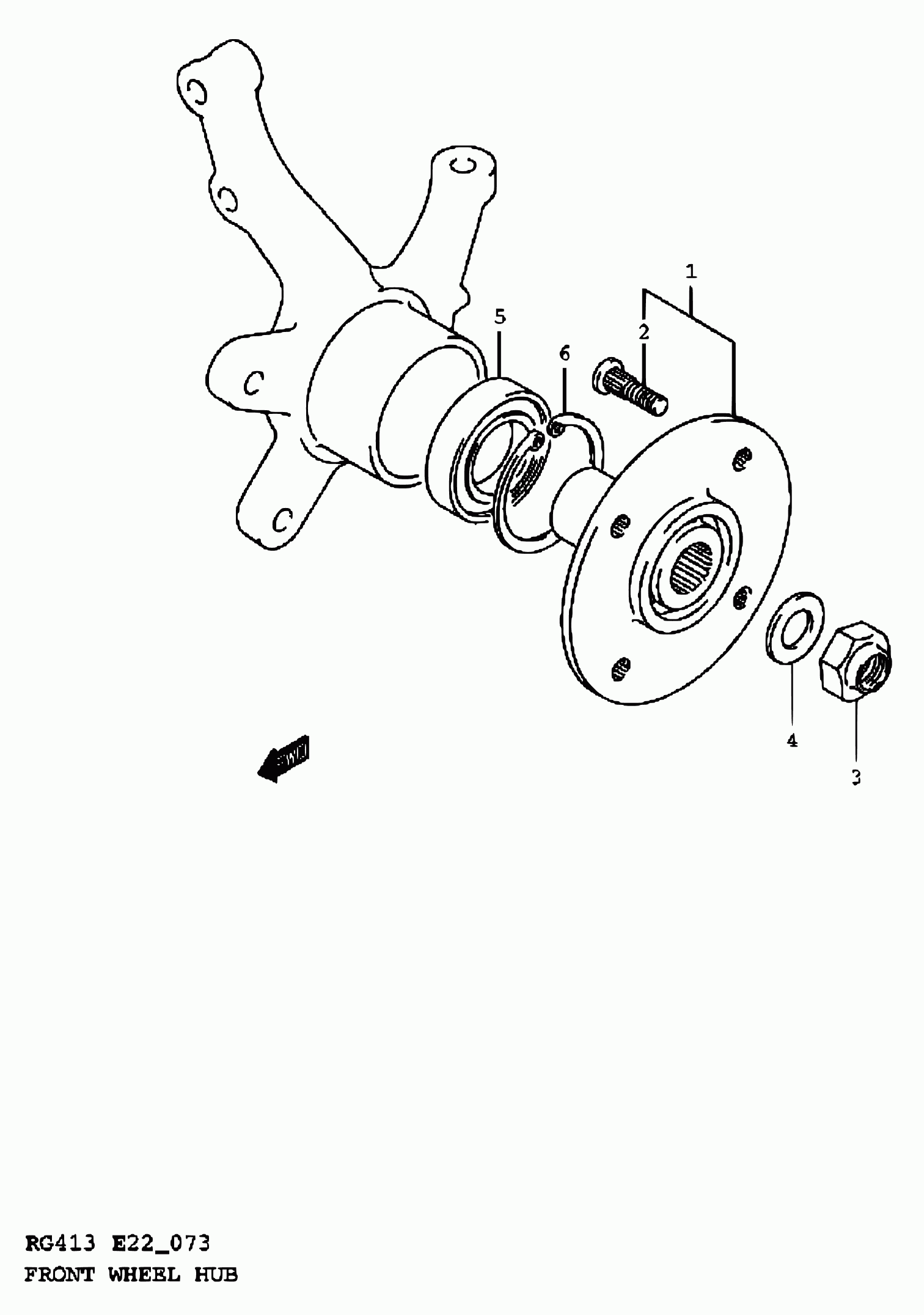 Suzuki 43440-84F00 - Set rulment roata aaoparts.ro