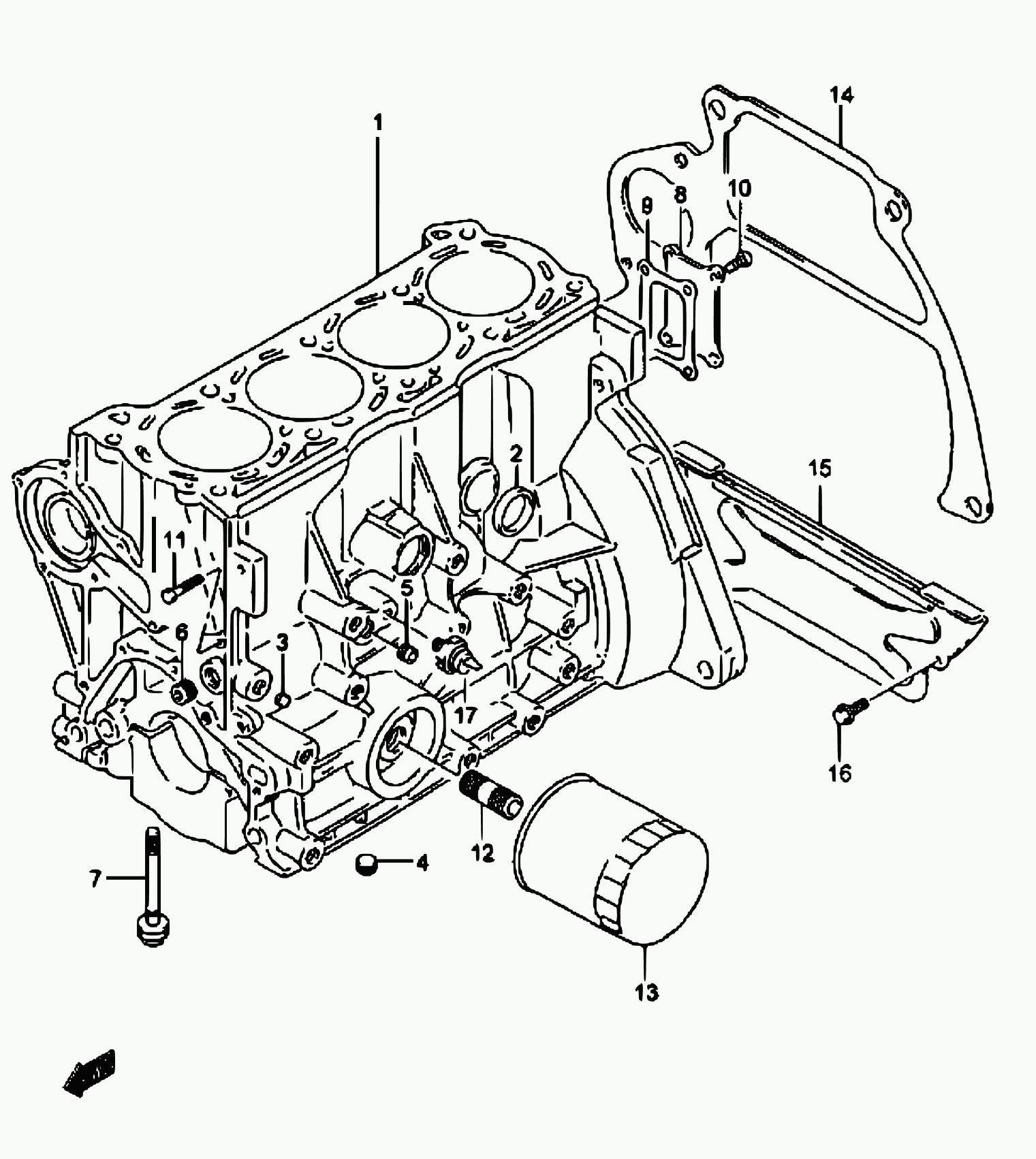 Suzuki 16510-61A20 - Filtru ulei aaoparts.ro