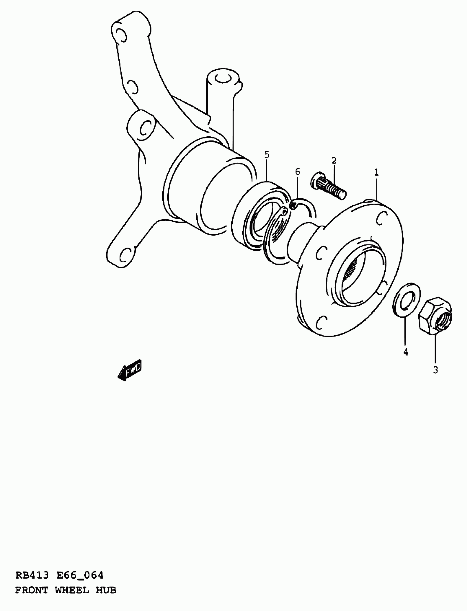 Suzuki 43440-78A00 - Set rulment roata aaoparts.ro