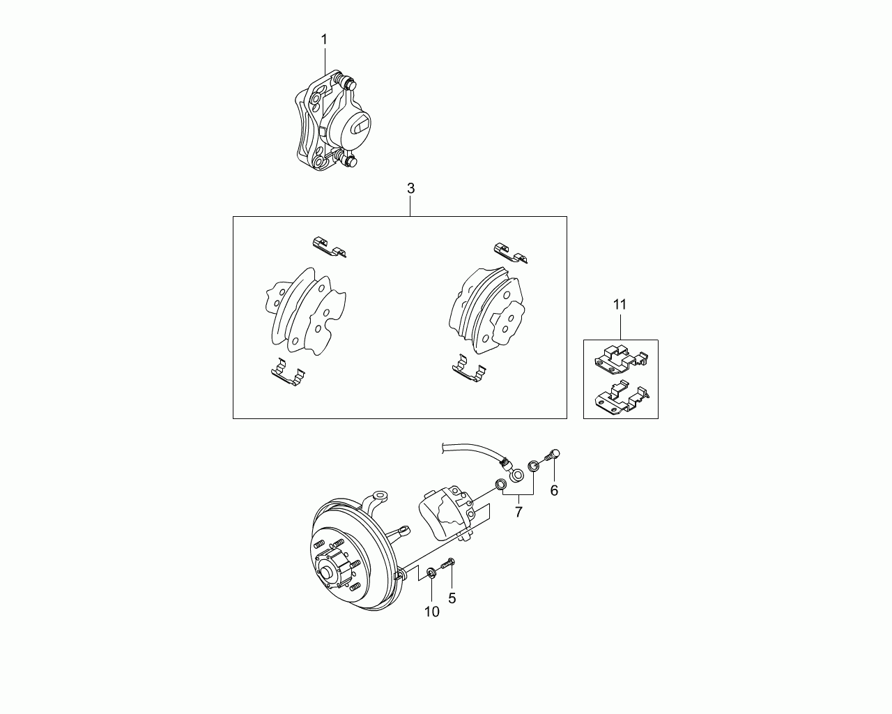 Ssangyong 481 300 50 12 - Set placute frana,frana disc aaoparts.ro