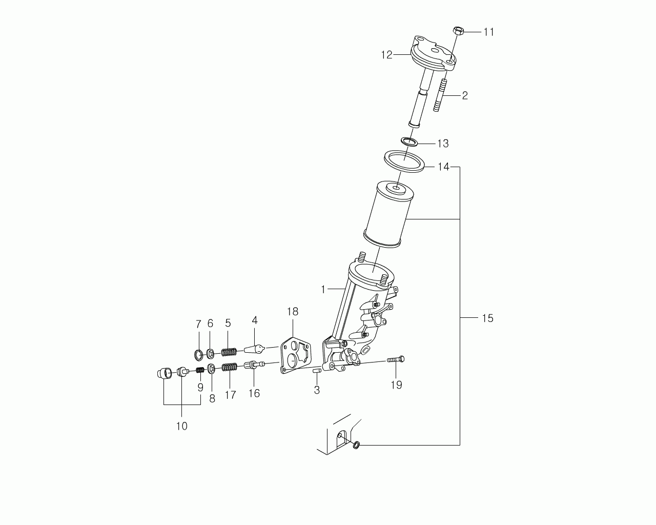 Ssangyong 6611803409 - Filtru ulei aaoparts.ro