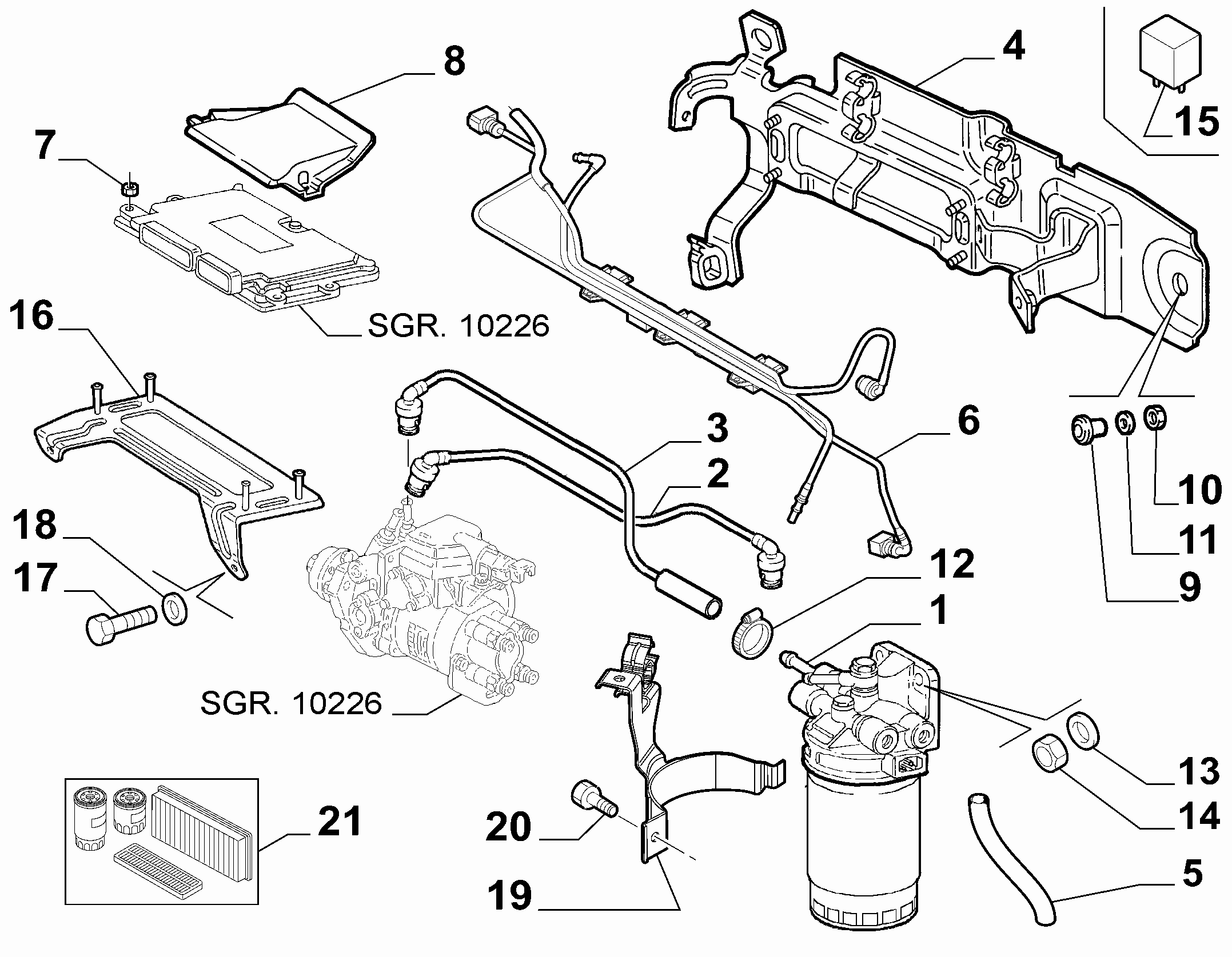 FIAT 51773591 - Filtru combustibil aaoparts.ro