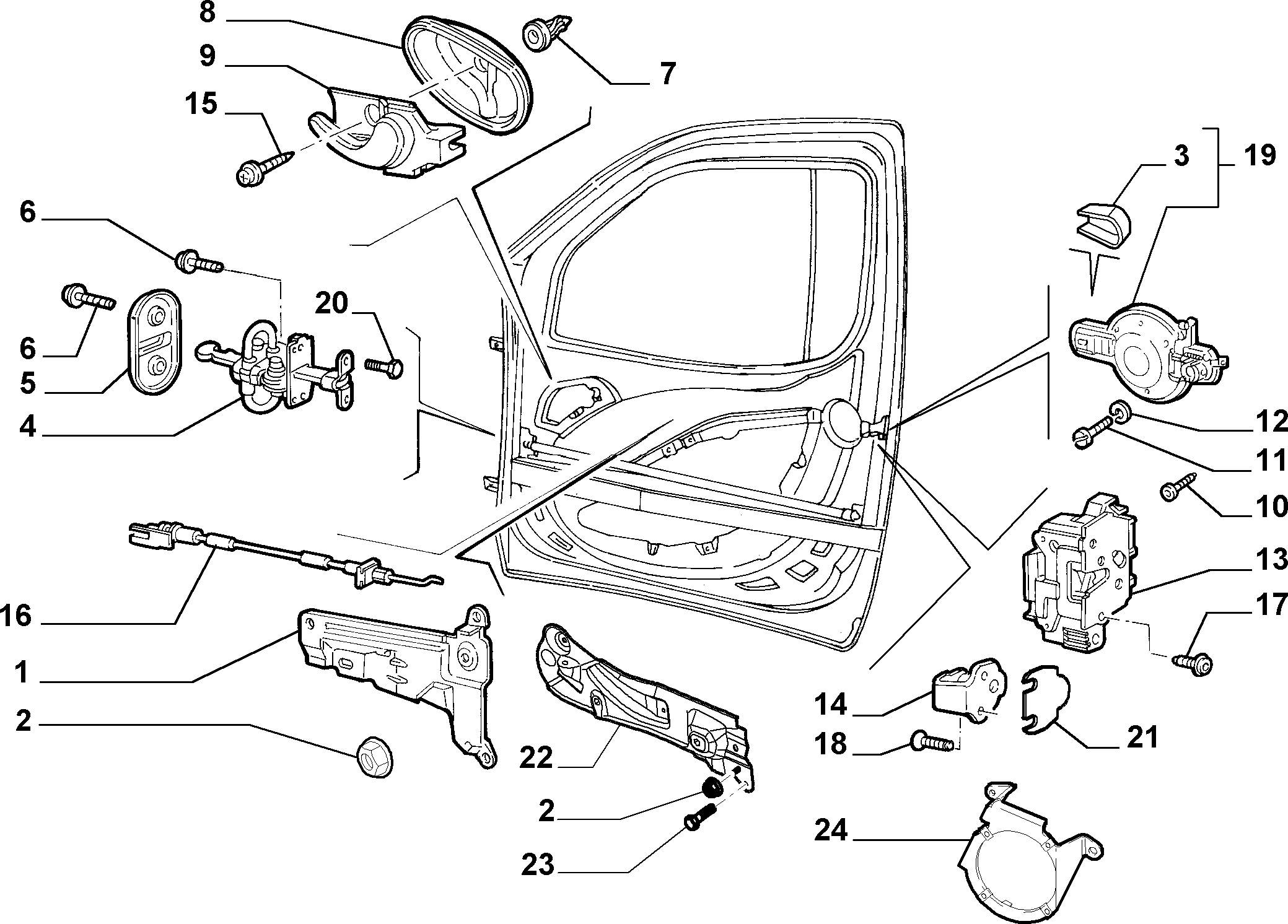 FIAT 51799708 - Fixare usa aaoparts.ro