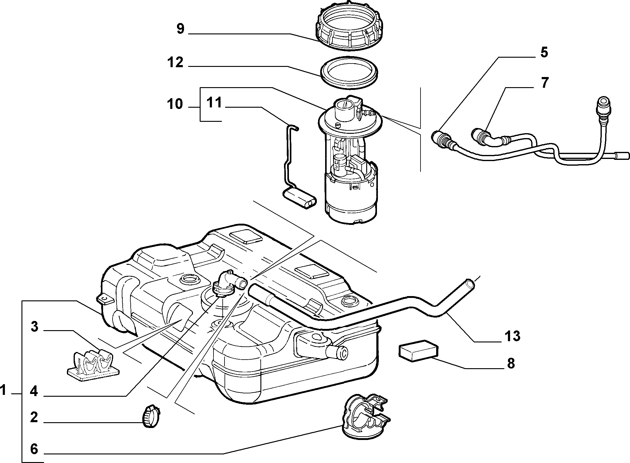 FCA 51755697 - Modul alimentare combustibil aaoparts.ro