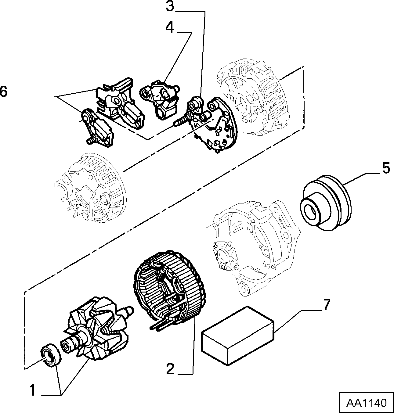 FIAT / LANCIA 9949520 - Fulie, alternator aaoparts.ro