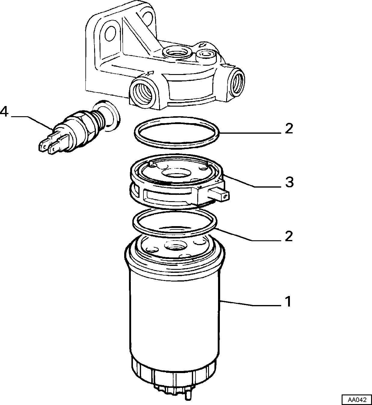 FIAT 71736116 - Filtru combustibil aaoparts.ro