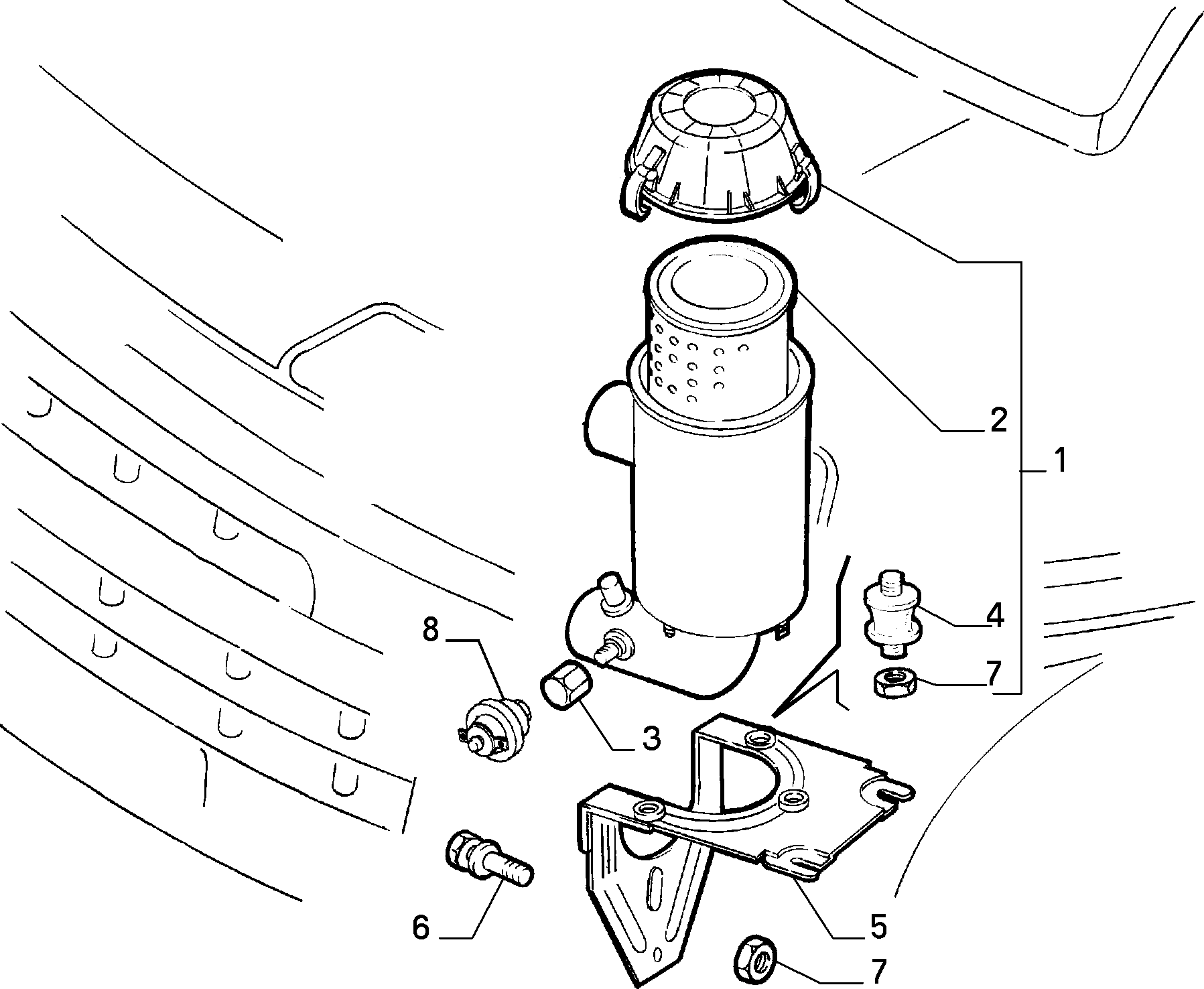 FCA 71754229 - Filtru aer aaoparts.ro