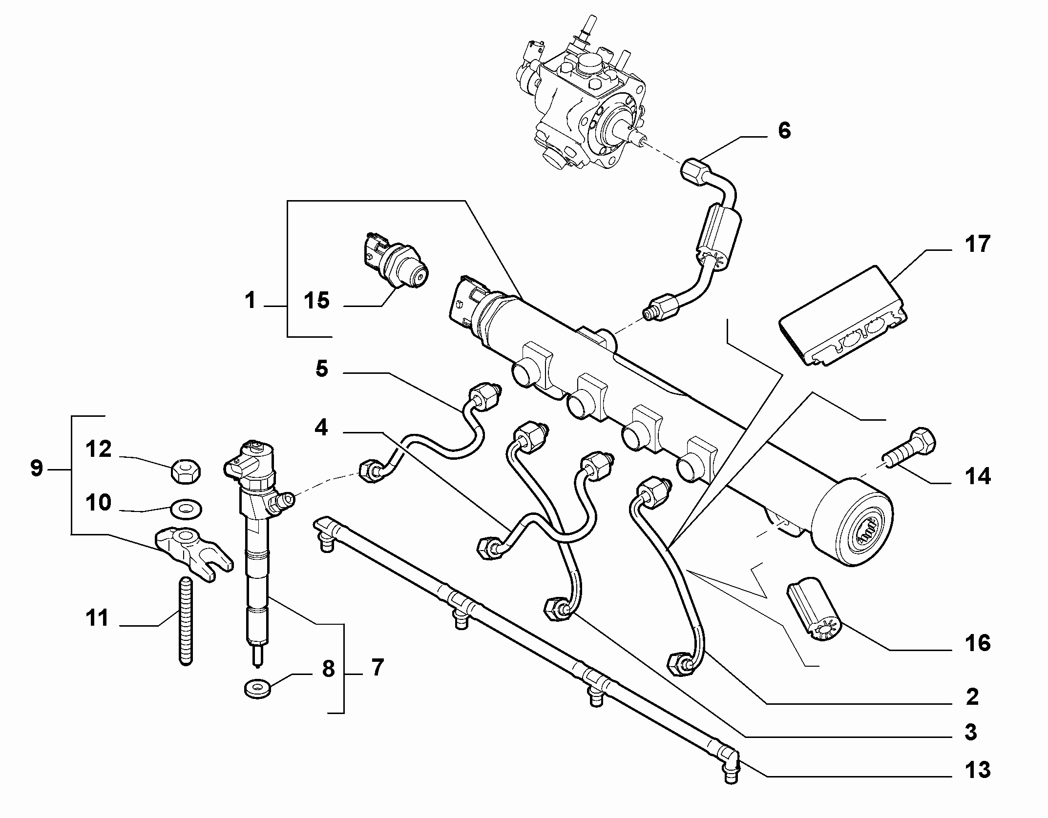 FIAT 55221016 - Inel etansare, locas diuza aaoparts.ro