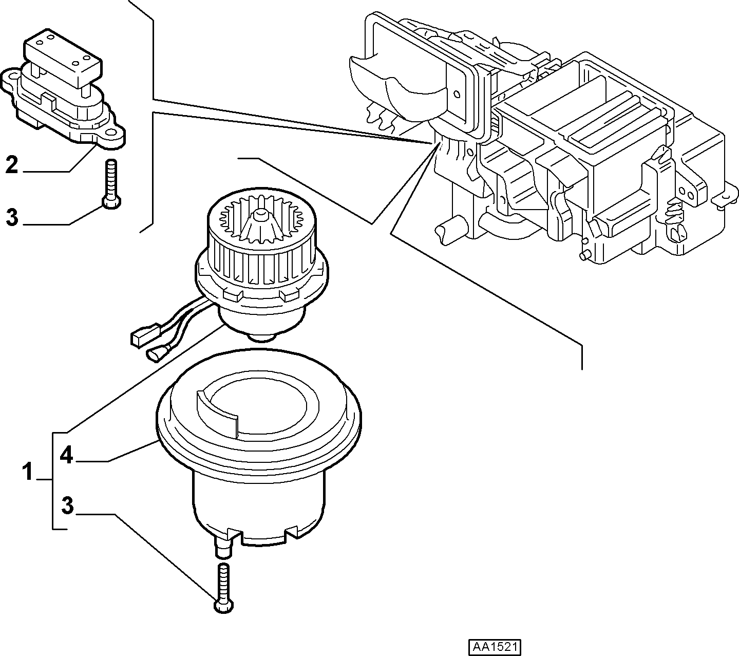 FIAT 71734232 - Ventilator, habitaclu aaoparts.ro