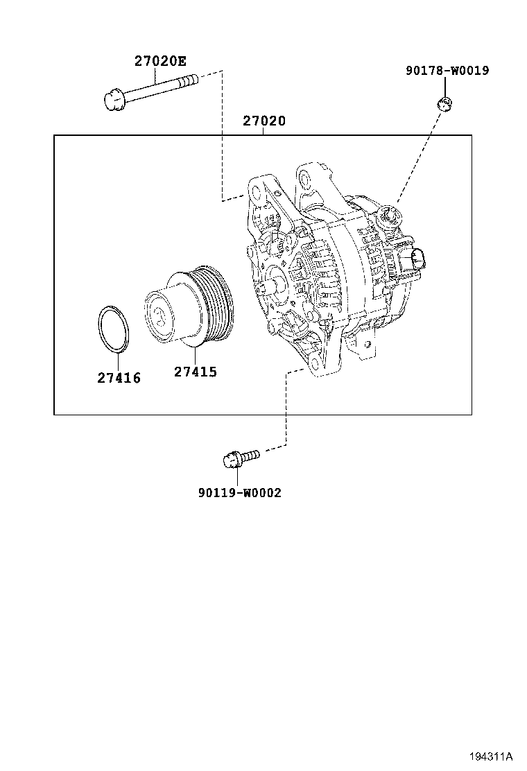 Kamoka RC113 - Fulie, alternator aaoparts.ro