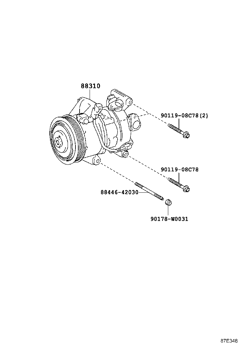 Subaru 883100D420 - Supapa regulatoare, compresor aaoparts.ro