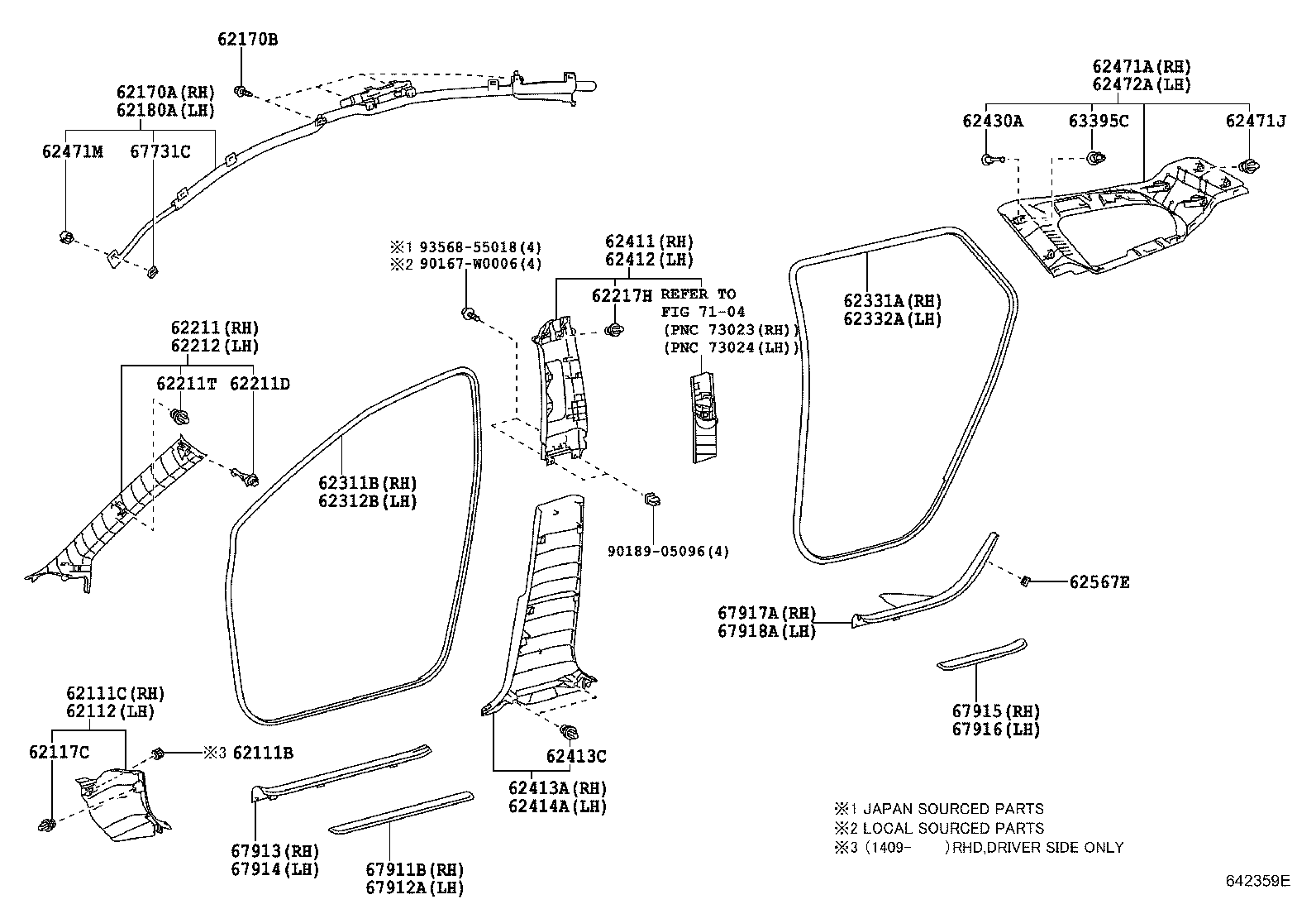 TOYOTA 90467-W0005 - Clips, acoperire decorativa si protectie aaoparts.ro