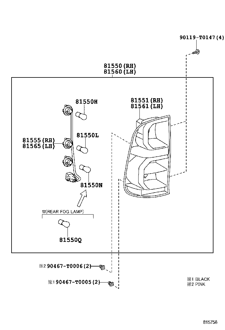 TOYOTA 90981WF006 - Bec, semnalizator aaoparts.ro