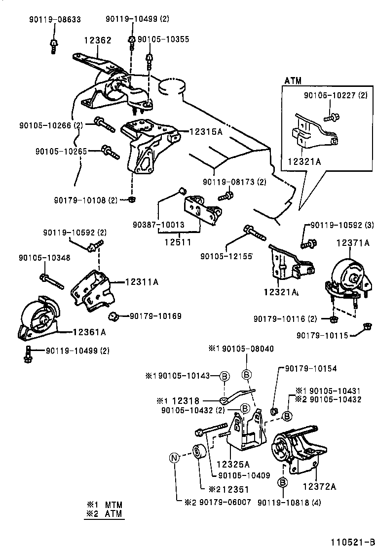 IMPERGOM 610139 - Suport motor aaoparts.ro