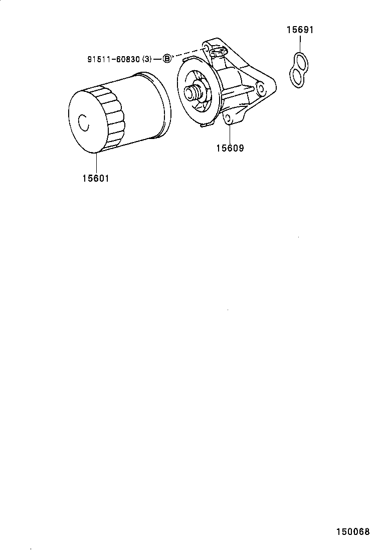 TOYOTA 9091503002 - Filtru ulei aaoparts.ro