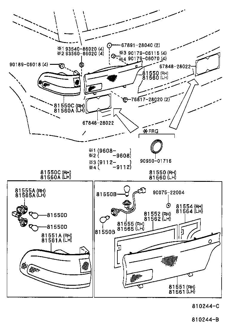 TOYOTA 9913211210 - Bec, lumini bord aaoparts.ro