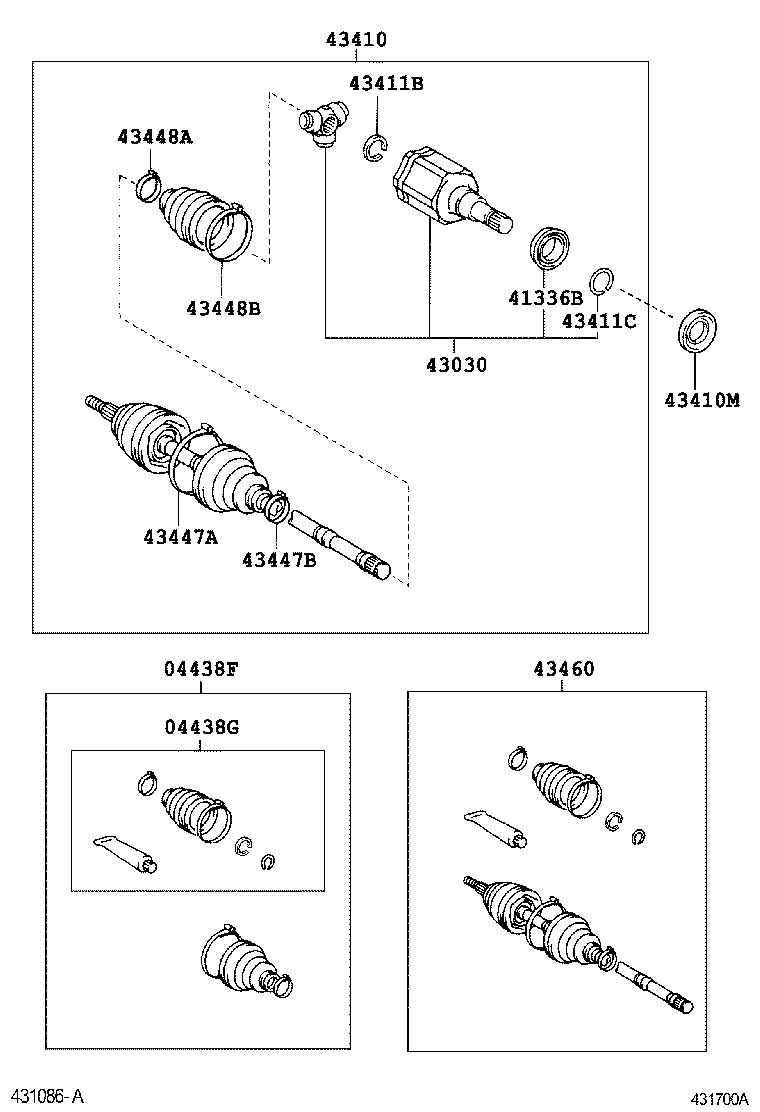 TOYOTA 42345-60090 - Colier de fixare aaoparts.ro
