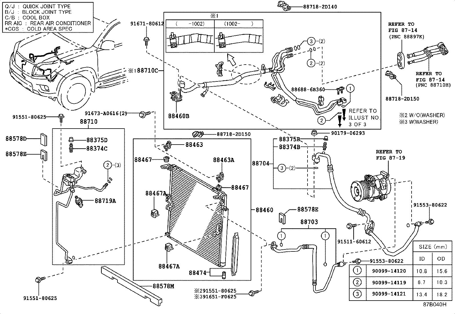 TOYOTA 8871933020 - Comutator presiune, aer conditionat aaoparts.ro