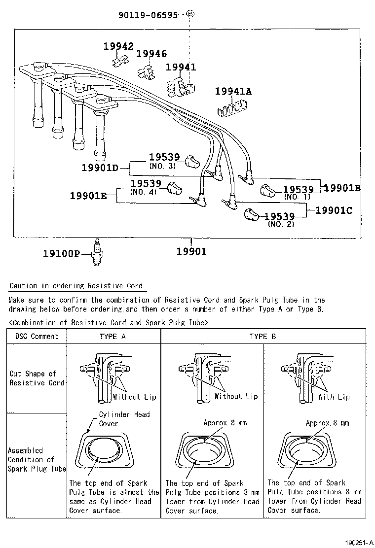 TOYOTA 90919-01176 - Bujii aaoparts.ro