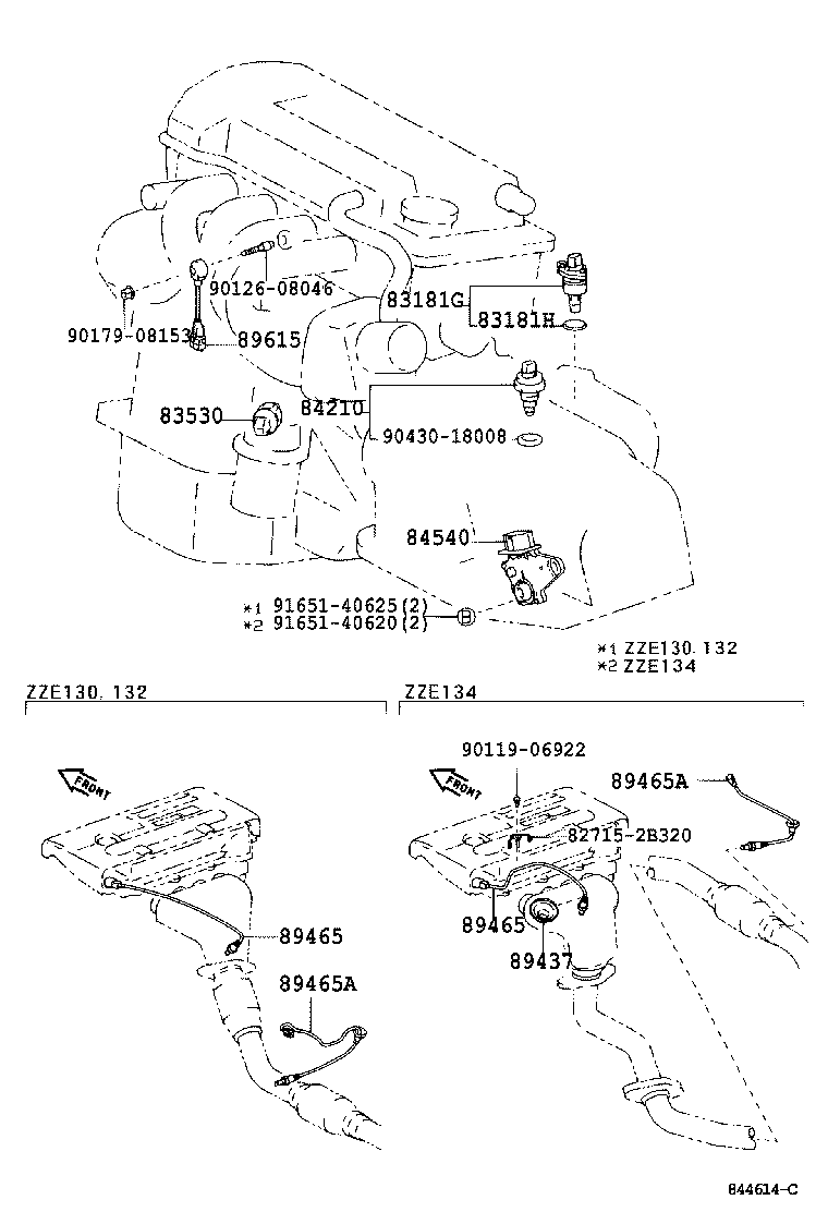 TOYOTA 8946513030 - Sonda Lambda aaoparts.ro