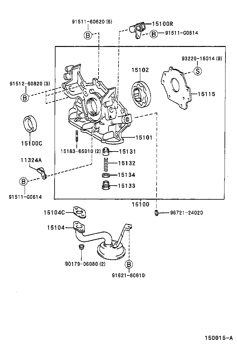 TOYOTA 90311-40022 - Simering, arbore cotit aaoparts.ro