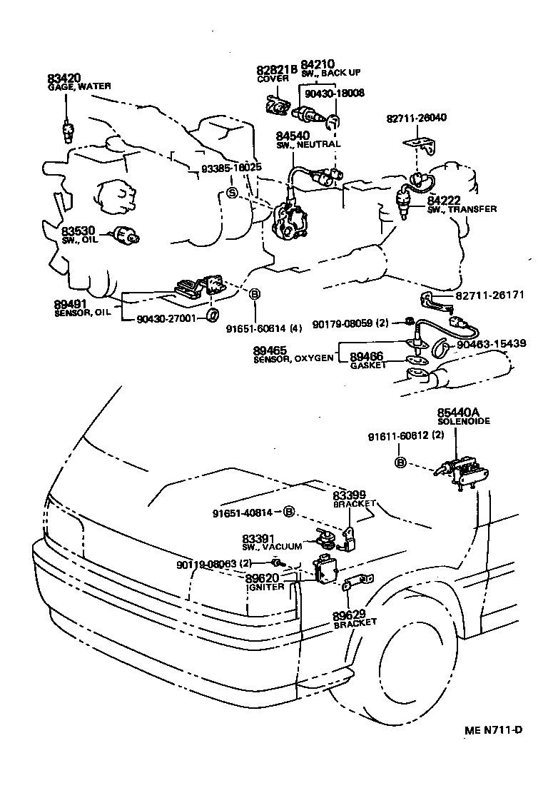 TOYOTA 89465 39226 - Sonda Lambda aaoparts.ro