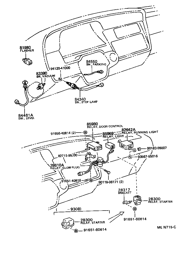 TOYOTA 8198022110 - Modul semnalizare aaoparts.ro