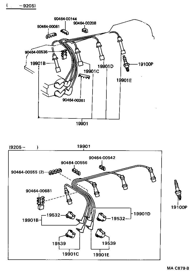 Daihatsu 90919-01115 - Bujii aaoparts.ro